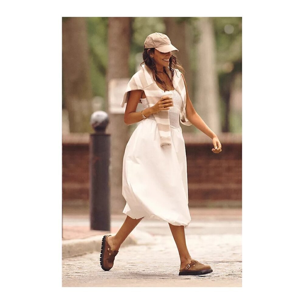 ASTR the Label Contrast Midi Sundress in White Size Medium - Picture 12 of 15
